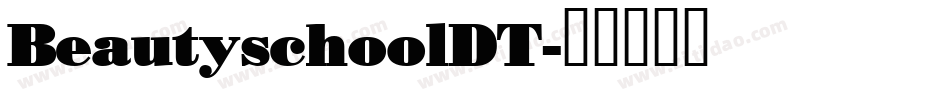 BeautyschoolDT字体转换