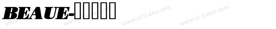 BEAUE字体转换