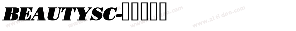 BEAUTYSC字体转换