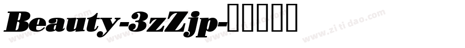 Beauty-3zZjp字体转换