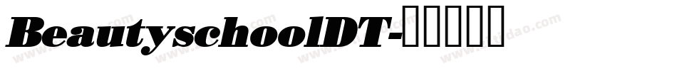 BeautyschoolDT字体转换