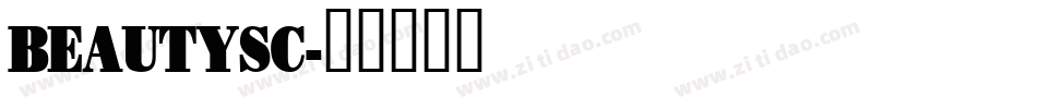 BEAUTYSC字体转换