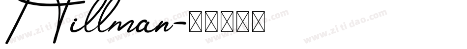 Hillman字体转换