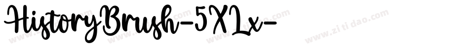 HistoryBrush-5XLx字体转换