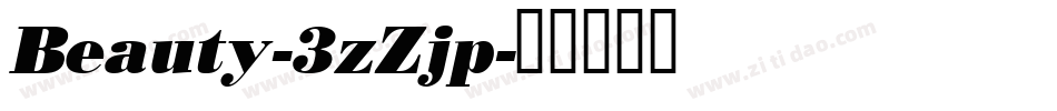 Beauty-3zZjp字体转换