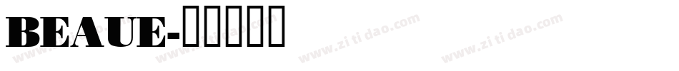 BEAUE字体转换
