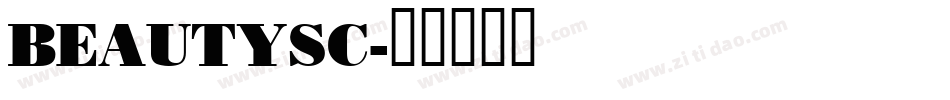 BEAUTYSC字体转换