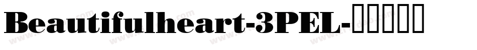 Beautifulheart-3PEL字体转换