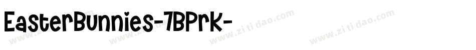 EasterBunnies-7BPrK字体转换
