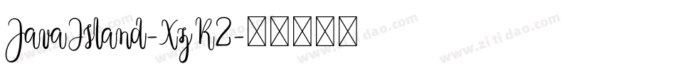 JavaIsland-XzK2字体转换