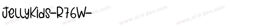 JellyKids-R76W字体转换