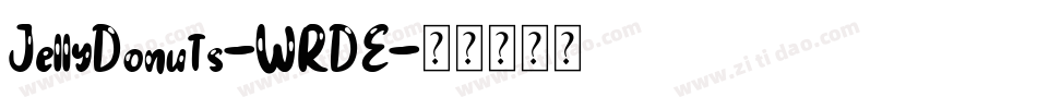 JellyDonuts-WRDE字体转换