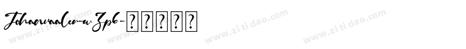 Johanvaaler-wZp6字体转换
