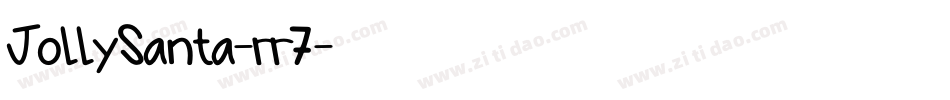 JollySanta-rr7字体转换