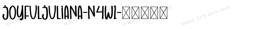 JoyfulJuliana-n4w1字体转换