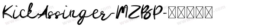 KickAssinger-MZBP字体转换