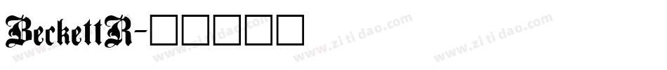 BeckettR字体转换