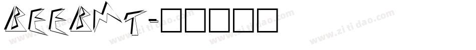 BEEBMT字体转换
