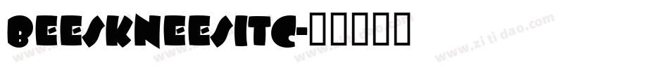 BeeskneesITC字体转换