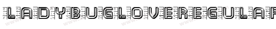 LadybugLoveRegular-4lrl字体转换