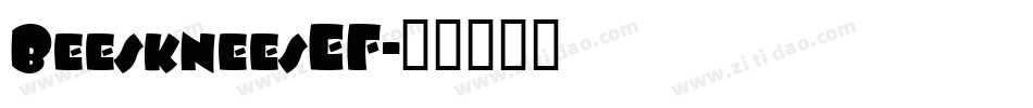 BeeskneesEF字体转换