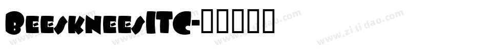 BeeskneesITC字体转换