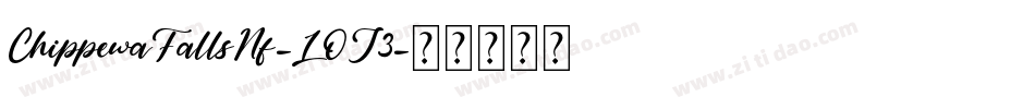 ChippewaFallsNf-LOJ3字体转换