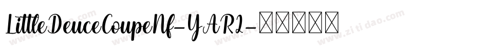 LittleDeuceCoupeNf-YAR2字体转换