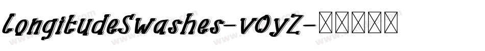 LongitudeSwashes-v0yZ字体转换