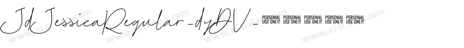 JdJessicaRegular-dyDV字体转换