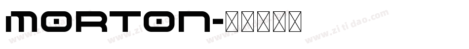 Morton字体转换