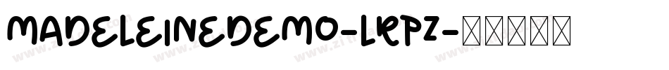Madeleinedemo-LrpZ字体转换