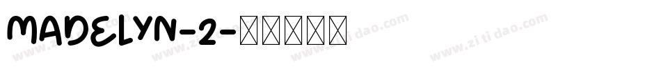 Madelyn-2字体转换