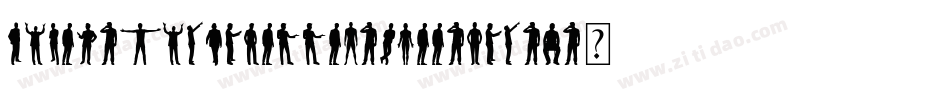 Mixed-Silhouettes-Free-vol-4字体转换