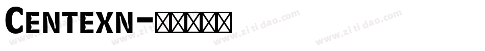Centexn字体转换