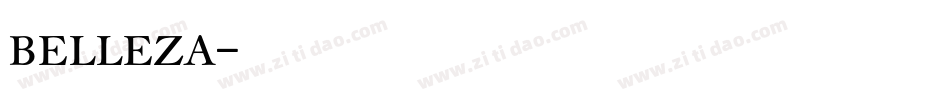 belleza字体转换