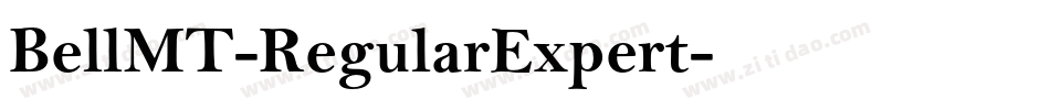 BellMT-RegularExpert字体转换