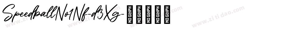 SpeedballNo1Nf-d3Xg字体转换