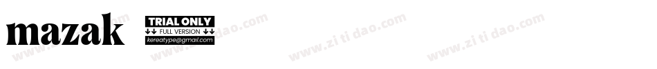 mazak-2字体转换