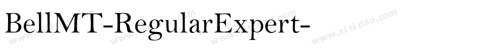 BellMT-RegularExpert字体转换
