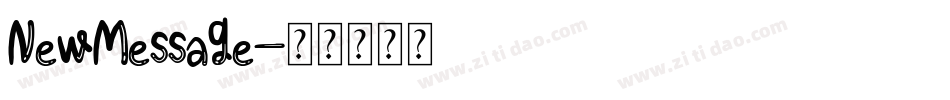 NewMessage字体转换