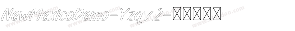 NewMexicoDemo-Yzqv2字体转换