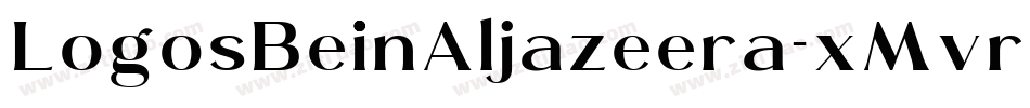 LogosBeinAljazeera-xMvr字体转换