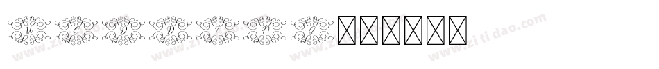 wedding字体转换
