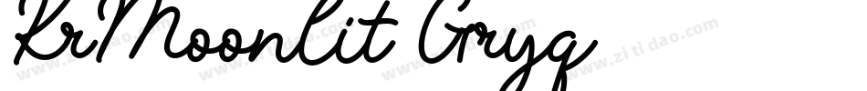 KrMoonlit-Gryq字体转换