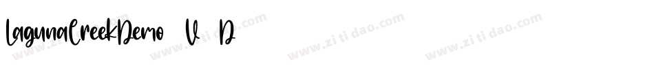 LagunaCreekDemo-V2D6字体转换