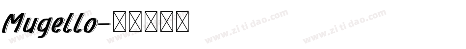 Mugello字体转换