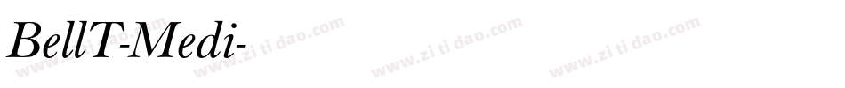 BellT-Medi字体转换