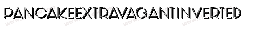 PancakeExtravagantInverted字体转换
