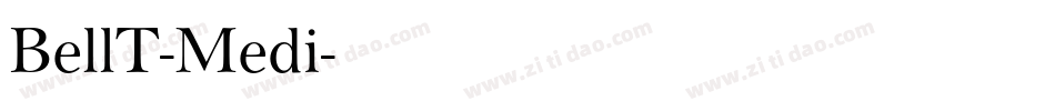 BellT-Medi字体转换